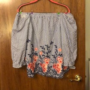 Floral Off-Shoulder Top